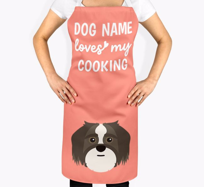 Loves My Cooking: Personalised {breedFullName} Apron